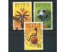 1990 - LOTTO/16809 - BELGIO - SPORT 3v. - USATI