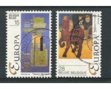 1993 - LOTTO/16883 - BELGIO - EUROPA 2v. - USATI