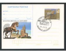 2001 - LOTTO/16993U - REPUBBLICA - CAVALLO DI LEONARDO - FDC