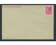 1966 - LOTTO/17054 - REPUBBLICA - BIGLIETTO POSTALE 40 LIRE - NUOVO