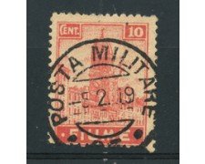 1919 - LOTTO/17432A - FIUME - 10 c. ALLEGORIE E VEDUTE - USATO