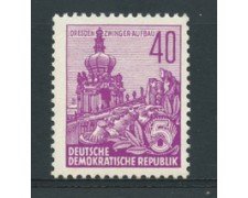 1955 - LOTTO/17514 - GERMANIA DDR - 40p. PIANO QUINQUENNALE - NUOVO