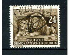 1953 - LOTTO/17525 - GERMANIA DDR - ZOO DI LIPSIA - USATO