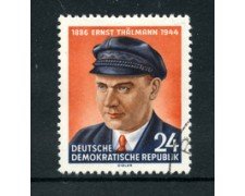 1954 - LOTTO/17664 - GERMANIA DDR - ERNST THALMANN - USATO
