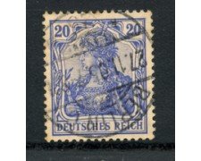 1902 - LOTTO/17686 - GERMANIA - 20p. AZZURRO - USATO