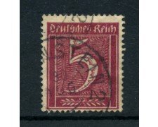 1921 - LOTTO/17743 - GERMANIA REICH - 5p. VINACEO - USATO