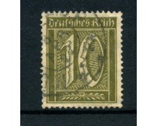 1921 - LOTTO/17744 - GERMANIA REICH - 10p. OLIVA - USATO