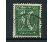 1921 - LOTTO/17747 - GERMANIA REICH - 30p.  VERDE - USATO