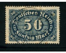 1922 - LOTTO/17787 - GERMANIA REICH - 50m. AZZURRO SCURO - USATO