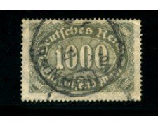 1922 - LOTTO/17794 - GERMANIA REICH - 1000M. GRIGIO - USATO