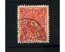 1922 - LOTTO/17811 - GERMANIA REICH - 3m. VERMIGLIO - USATO