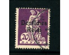 1920 - LOTTO/17831 - GERMANIA REICH - 20pf. VIOLETTO - USATO