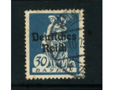 1920 - LOTTO/17832 - GERMANIA REICH - 30pf. OLTREMARE - USATO