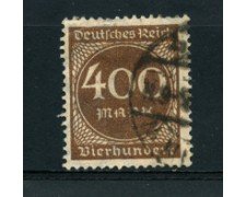 1923 - LOTTO/17860 - GERMANIA REICH - 400m. BRUNO - USATO