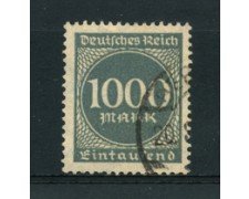1923 - LOTTO/17861 - GERMANIA REICH - 1000m. GRIGIO - USATO