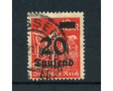 1923 - LOTTO/17866 - GERMANIA REICH - 20t. su 12m.VERMIGLIO - USATO