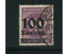 1923 - LOTTO/17873 - GERMANIA REICH - 100t. su 100m. LILLA - USATO