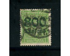 1923 - LOTTO/17880 - GERMANIA REICH - 800t. su 5p. VERDE - USATO