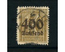 1923 - LOTTO/17890 - GERMANIA REICH - 400T. SU 30P.  BISTRO - USATO