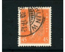 1928 - LOTTO/17918 - GERMANIA REICH - 45p. ARANCIO EBERT - USATO