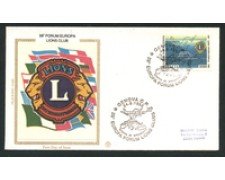 1992 - LOTTO/18335 - REPUBBLICA - FORUM LIONS CLUB - FDC