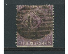 1865 - LOTTO/18812 - GRAN BRETAGNA - 6 Pence VIOLETTO - USATO