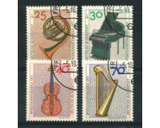 1973 - LOTTO/18935U - GERMANIA FEDERALE - STRUMENTI MUSICALI 4v. -  USATI