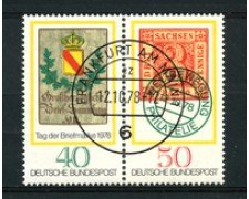 1978 - LOTTO/19007 - GERMANIA - GIORNATA FRANCOBOLLO 2v. - USATI