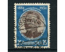 1934 - LOTTO/19197 - GERMANIA REICH - 25p. COLONIE TEDESCHE - USATO