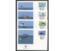 1990 - LOTTO/19244B - FAEROER - BALENE   4 FDC.