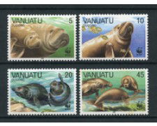 1988 - LOTTO/19245 - VANUATU - IL DUGONGO 4v. - NUOVI