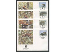 1992 - LOTTO/19253B - IRLANDA - LA MARTORA  4 FDC.