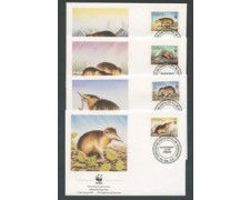 1994 - LOTTO/19283B - REP.DOMINICANA - SOLENODONTE 4 FDC.