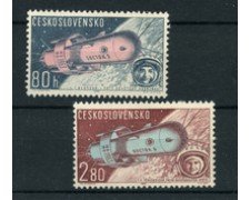 1963 - LOTTO/19440 - CECOSLOVACCHIA POSTA AEREA 2v.