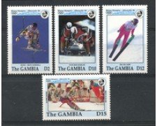 1992 - LOTTO/19522 - GAMBIA - OLIMPIADI ALBERTVILLE 4v. - NUOVI