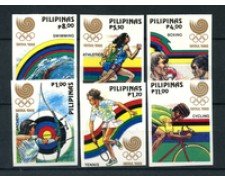 1988 - FILIPPINE - LOTTO/19709ND - OLIMPIADI SEOUL 6v. - NUOVI ND.