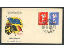 1958 - BELGIO - LOTTO/19847 - EUROPA BUSTA FDC.