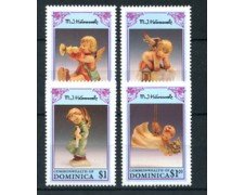 1992 - LOTTO/19900 - DOMINICA - CERAMICHE 4v. - NUOVI