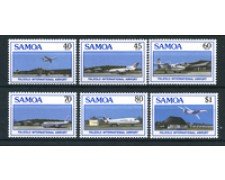 1988 - SAMOA - LOTTO/19971 - AEROPORTO FALEOLO 6v. - NUOVI