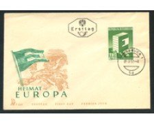 1958 - AUSTRIA - LOTTO/20391 - EUROPA BUSTA FDC