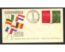 1959 - OLANDA - LOTTO/20397 - EUROPA BUSTA FDC