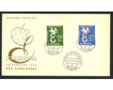 1958 - SARRE - LOTTO/20408 - EUROPA BUSTA FDC