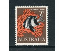 1966 - LOTTO/20414 - AUSTRALIA - 7C. PESCE  HUMBUG -NUOVO