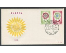 1964 - BELGIO - LOTTO/20437 - EUROPA 2v. - BUSTA FDC
