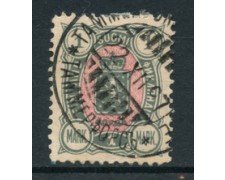 1889 - LOTTO/20468 - FINLANDIA - 1M GRIGIO ROSA USATO