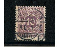 1907 - LOTTO/20515 - DANIMARCA - 10 ORE FRANCOBOLLO GIORNALI - USATO