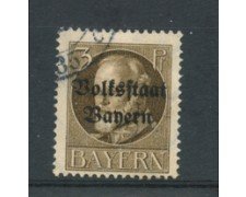BAVIERA - 1919 - LOTTO/20578 -  3p. BRUNO - USATO