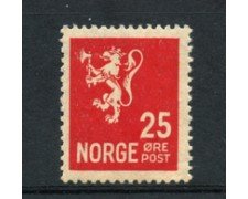 1926 - LOTTO/21023 - NORVEGIA - 25 ore ROSSO - LING.