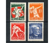 1932 - LOTTO/21131 - SVIZZERA - PRO JUVENTUTE 4v. - NUOVI