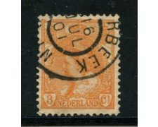 1898 - LOTTO/21268 - OLANDA - 3 cent. ARANCIO - USATO